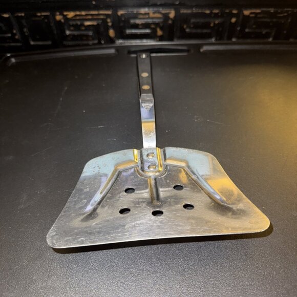 HOUSEHOLD Stainless Steel USA Spatula Turner Flipper 10" Wood Handle - Picture 16 of 16